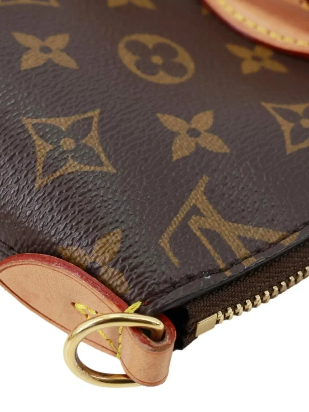 Louis Vuitton  Boetie PM Monogram Canvas Satchel Shoulder Bag Brown